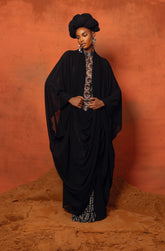 Twist Robe in Black